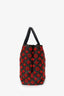 Louis Vuitton Chocolate Veau Cachemire Calfskin Leather and Monogram Canvas W PM Bag