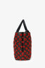 Louis Vuitton Chocolate Veau Cachemire Calfskin Leather and Monogram Canvas W PM Bag