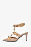 Valentino Blush Leather Roman Stud Pumps Size 35