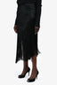 Proenza Schouler Black Fringe Skirt Size 6