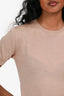 Prada 2020 Blush Wool SS Top Size 40