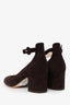 Gianvito Rossi Brown Suede Greta Pumps Size 36