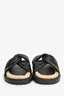 Christian Dior Black Cannage Quilted 'DTwist' Sandals Size 36.5