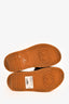 Gucci Brown Giant GG Monogram Canvas Platform Sandals Size 35