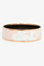 Hermès 2017 Pink/White 'Bride de Gala' Bangle PM