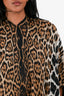 Yves Saint Laurent Edition Soir Vintage Leopard Silk Gown Size 38