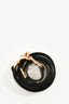 Salvatore Ferragamo Black Python/Crocodile/Ostrich Embossed Leather Sofia Top Handle Bag with Strap