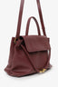 Bottega Veneta Burgundy Leather Ciao Ciao Satchel