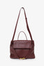 Bottega Veneta Burgundy Leather Ciao Ciao Satchel