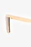 Saint Laurent Cream Flat Top 'Palace' Sunglasses