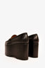 Gucci Black Leather Horsebit Mega Platform Loafers Size 38.5