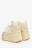 Chloe Cream Platform 'Nama' Sneakers Size 38