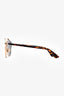 Christian Dior Gold Tone Metal DiorSoRealA Sunglasses