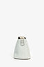 Fendi Light Blue/Grey Leather Medium By The Way Bag with Strap