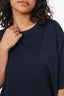 Louis Vuitton Navy Damier Signature T-Shirt Size XXL Mens