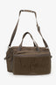 Christian Louboutin Green Khaki Nylon Hold All Bag
