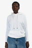 Tom Ford White Terrycloth Bat Wing Hoodie Size XS Mens