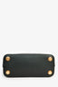 Balenciaga Black Leather Logo XXS Ville Leather Top Handle Bag with Strap