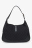 Gucci Black 'GG' Supreme Canvas Jackie Shoulder Bag