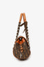 Christian Dior 2006 Brown Diorissimo Trotter Romantique Satchel
