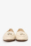Loro Piana Beige Leather Tassel Loafers Size 37