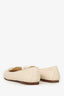 Loro Piana Beige Leather Tassel Loafers Size 37