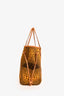 Louis Vuitton x Yayoi Kusama 2012 Monogram Yellow Wave Neverfull MM Tote