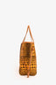 Louis Vuitton x Yayoi Kusama 2012 Monogram Yellow Wave Neverfull MM Tote