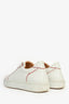 Christian Louboutin White Leather Red Trim Sneakers Size 39
