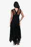 Jean Paul Gaultier Vintage Black Crochet Silk/Wool Maxi Dress Size S