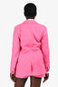 Rag & Bone Hot Pink Linen Blend Blazer Size 6 + Short Size 8 Set