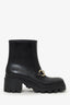 Gucci Black Rubber Chunky Horse-bit Boots Size 40
