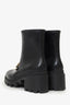 Gucci Black Rubber Chunky Horse-bit Boots Size 40