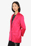 The Kooples Pink Satin Single Breasted Blazer Size 2