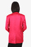 The Kooples Pink Satin Single Breasted Blazer Size 2