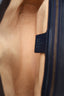 Gucci Cream/Navy Leather Small Marmont Shoulder Bag