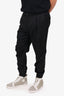Dior Black Striped Drawstring Zip Hem Pants Size 50 Mens