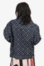 Louis Vuitton Blue Denim Monogram Jacket Size 50 Mens