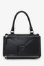 Givenchy Black Leather Pandora Bag With Strap