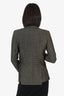 Smythe Black/Gold Wool Single Breasted Blazer Size 6