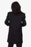 Balmain Black Gold Button Blazer Size 36