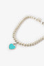Tiffany & Co. Silver/Teal Enamel Return to Tiffany Bracelet