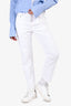 Christian Dior White Straight Leg Jeans Size 2