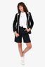 Christian Dior Black Bermuda Shorts Size 5