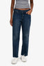 Christian Dior Blue Denim Tapered Jeans Size 2