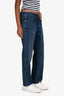 Christian Dior Blue Denim Tapered Jeans Size 2