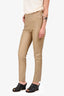SPRWMN Tan Leather Tight Pants Size M