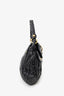 Miu Miu Black Matelasse Lambskin Leather Coffer Hobo Bag