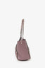 Valentino Pink Leather Small Rockstud Trapeze Tote With Strap