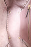 Valentino Pink Leather Small Rockstud Trapeze Tote With Strap
